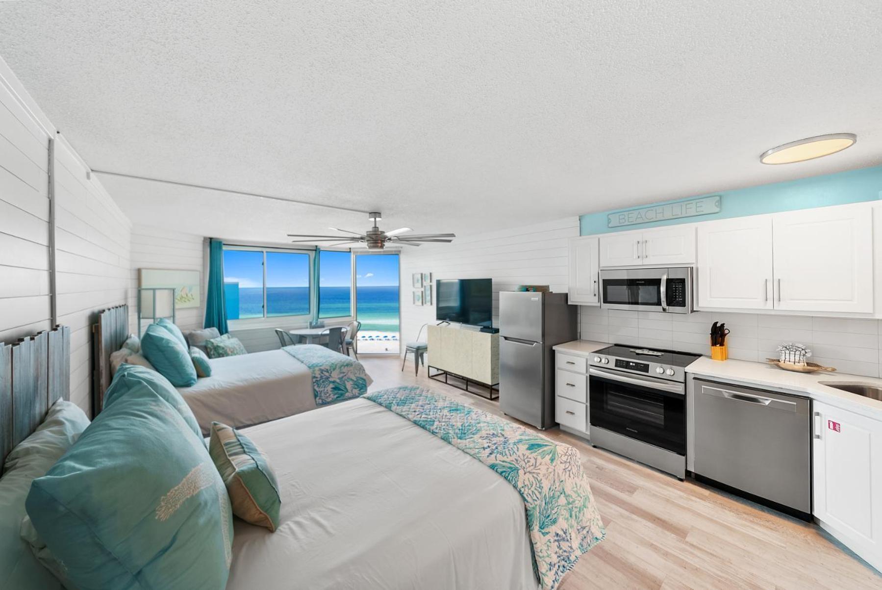 Sea The Gulf - Top Of The Gulf 809 - Beach Front Resort - Ocean View Free Beach Chair Service Panama City Beach Zewnętrze zdjęcie