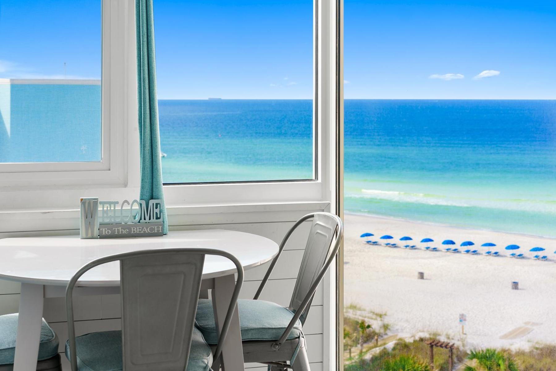Sea The Gulf - Top Of The Gulf 809 - Beach Front Resort - Ocean View Free Beach Chair Service Panama City Beach Zewnętrze zdjęcie